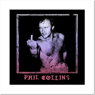 Phil Collins // Vintage Style Design Posters and Art